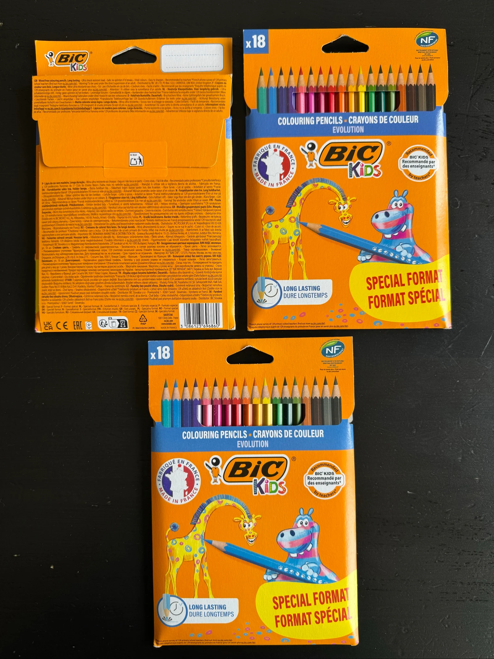3 paquetes de lápices de colores Bic – photo 2